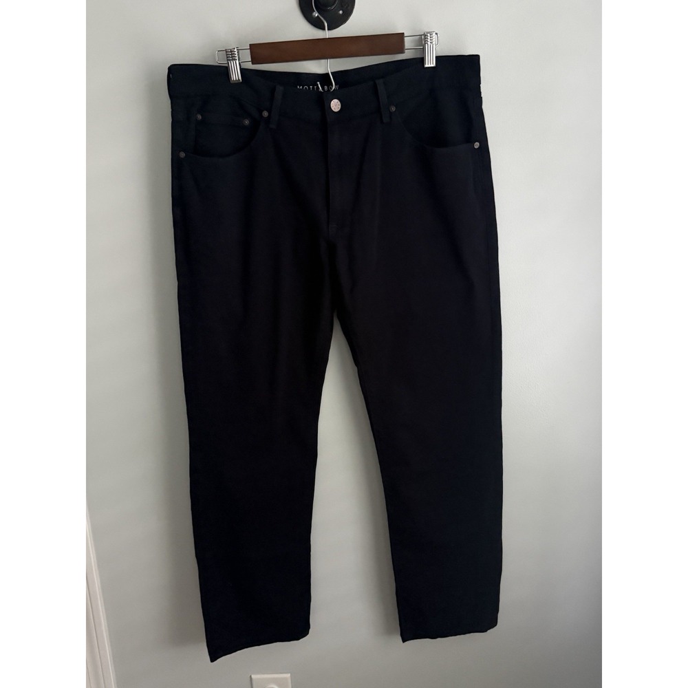 Mott Bow Jeans Mens 36x30 5 Pocket Slim Mercator Midnight‎ Fit Stretch Denim